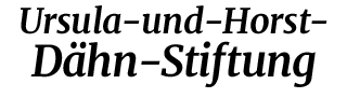 Logo Ursula-und Horst-Dähn-Stiftung